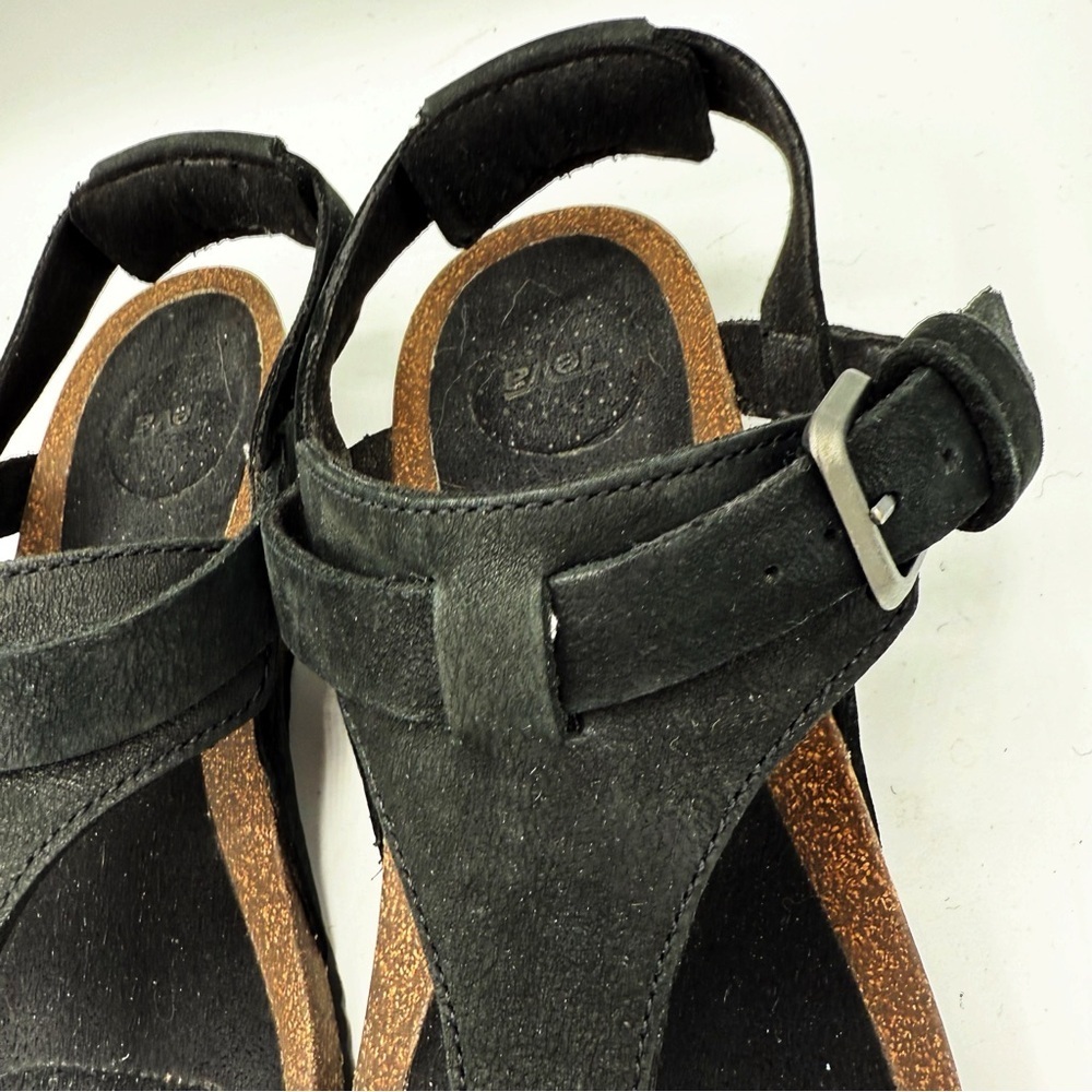 TEVA Mahonia 3-Point Cork Wedge Suede Leather Sandal Shoe - Picture 7 of 12